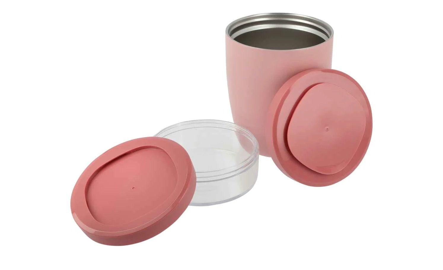 Mepal Thermo Lunch Pot 500+200 ml Ellipse | Nordic Pink 6 Mepal Thermo Lunch Pot 500+200 ml Ellipse | Nordic Pink – Bild 6