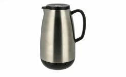 KHG Isolierkanne 1 L | Edelstahl / Schwarz