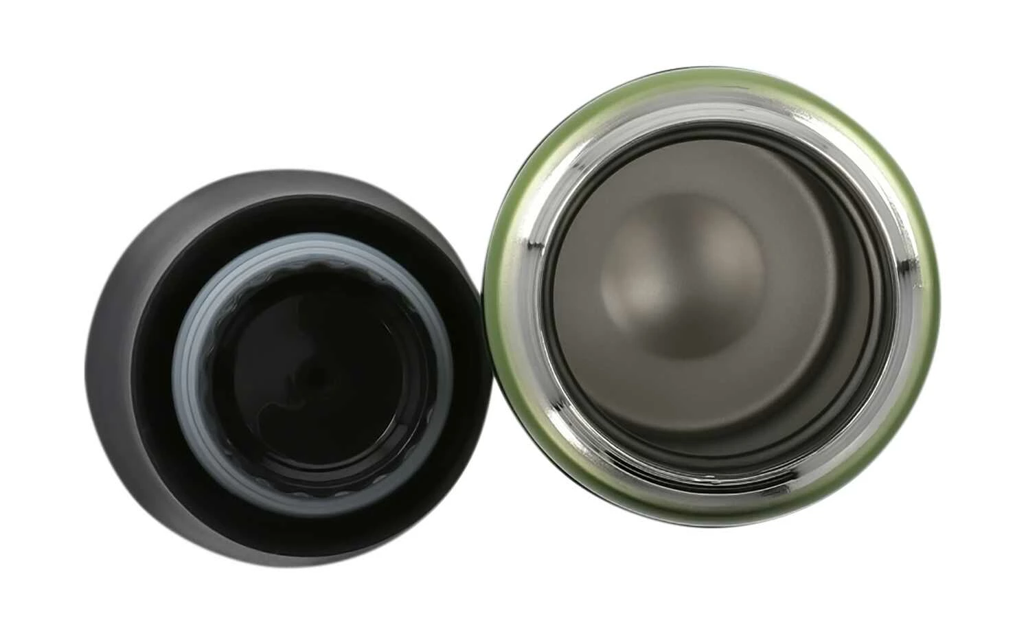 KHG Isolierbecher 420 ml | Hellgrün / Schwarz 4 KHG Isolierbecher 420 ml | Hellgrün / Schwarz – Bild 4