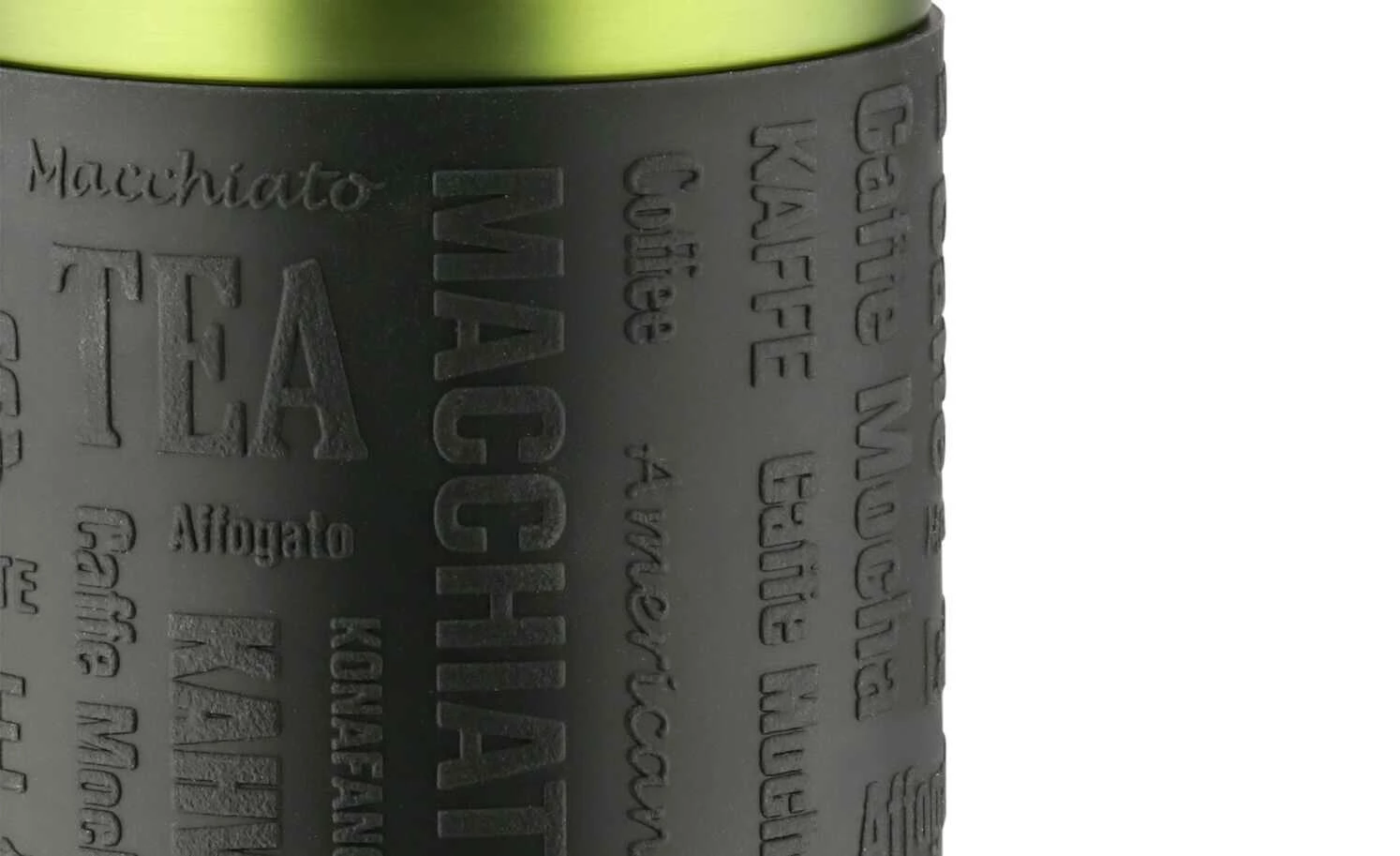 KHG Isolierbecher 420 ml | Hellgrün / Schwarz 5 KHG Isolierbecher 420 ml | Hellgrün / Schwarz – Bild 5