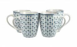 Kaffeebecher Blumen, 4er-Set