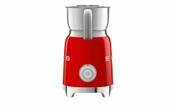 smeg Milchaufschäumer MFF01RDEU | Rot / silberfarben