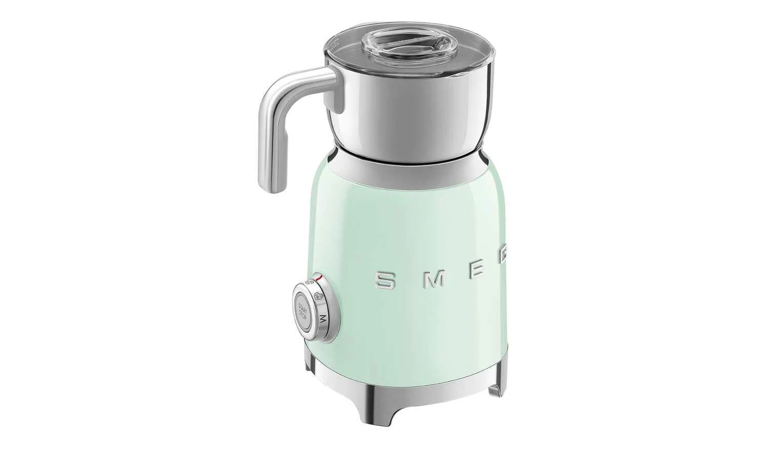 smeg Milchaufschäumer MFF01PGEU | Pastellgrün / silberfarben 3 smeg Milchaufschäumer MFF01PGEU | Pastellgrün / silberfarben – Bild 3