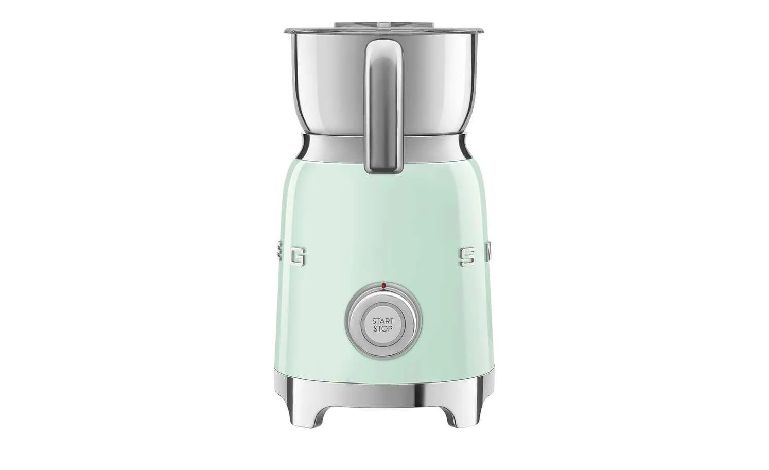 smeg Milchaufschäumer MFF01PGEU | Pastellgrün / silberfarben 1 smeg Milchaufschäumer MFF01PGEU | Pastellgrün / silberfarben