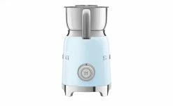 smeg Milchaufschäumer MFF01PBEU | Pastellblau / silberfarben