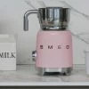 smeg Milchaufschäumer MFF01PKEU | Cadillac Pink / silberfarben