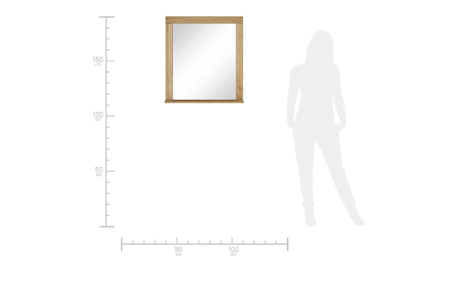 Bad-Spiegel Oslo Classic | Wildeiche / Wildeiche (Nachbildung) 8 Bad-Spiegel Oslo Classic | Wildeiche / Wildeiche (Nachbildung) – Bild 8