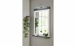 Spiegel mit Beleuchtung Sintra | Pinie Weiß (Nachbildung) / Anthrazit