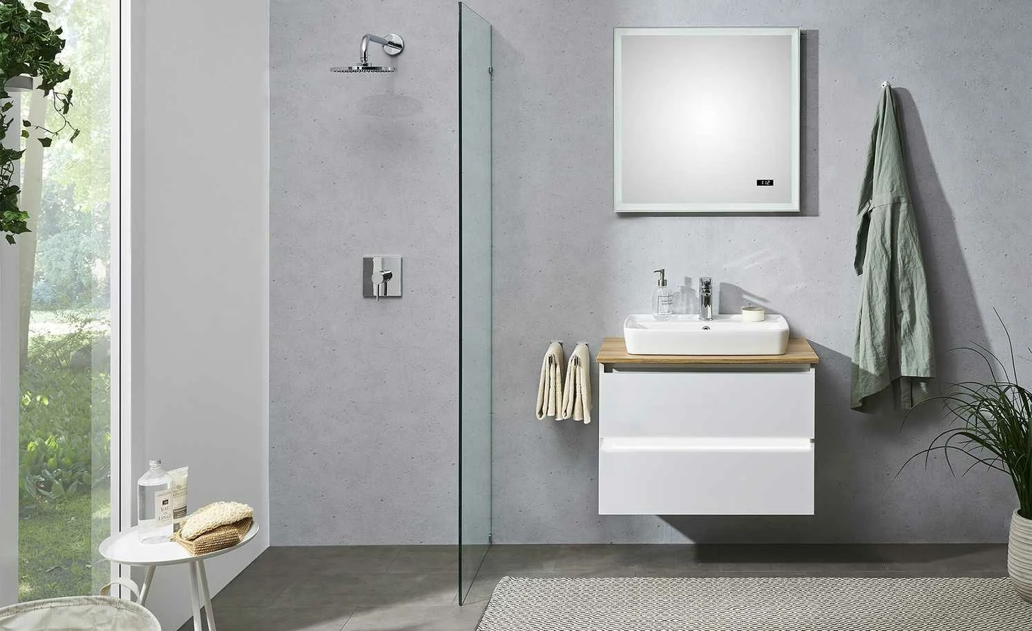 LED-Badspiegel Sandsee | 70|cm 1 LED-Badspiegel Sandsee | 70|cm